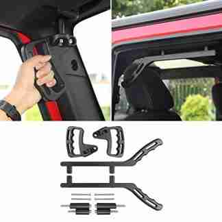 Voodonala JK Black Metal Grab Handles Kit for JK JKU 2 & Unlimited 4 Door 4pc