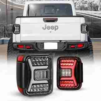 WOLFSTORM LED Tail Lights, Jeep Gladiator JT Jeep Gladiator LED Sequential Turn