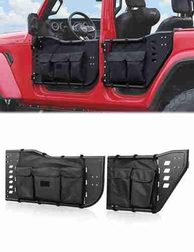 Tube Half Doors Off Road Tubular Summer Doors Fit for Jeep Wrangler JL Unlimited