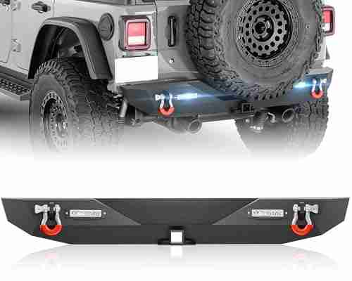YZONA for Wrangler JL Rear Bumper 2018 2019 2020 2021 2022 2023 2024 2025 2026