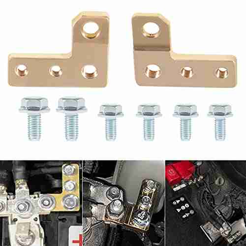 Extreme Duty Battery Terminals for Jeep Wrangler JL & Gladiator JT 2018 2019